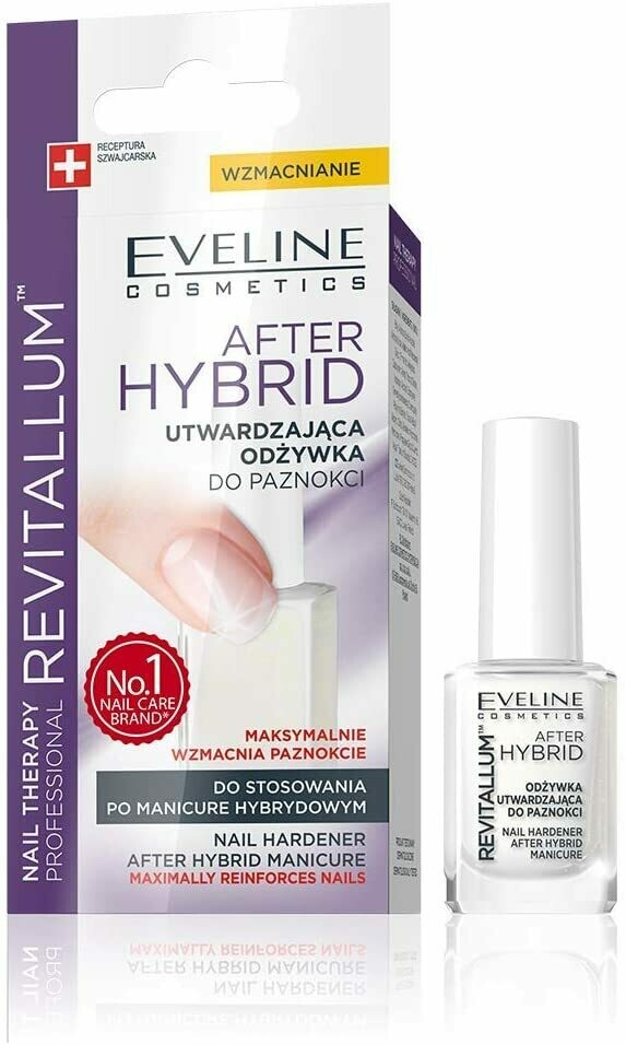 Eveline After Hybrid Manicure Nail Hardner White 12ml