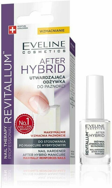 Eveline After Hybrid Manicure Nail Hardner White 12ml