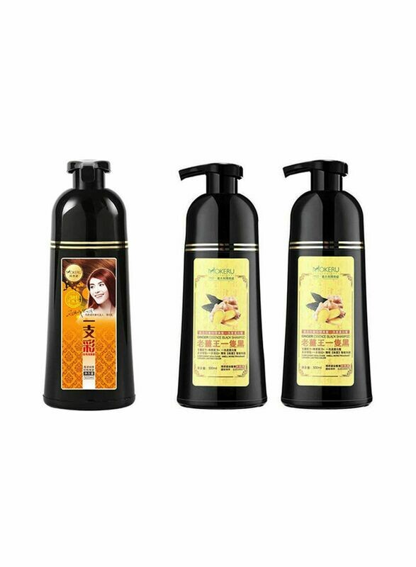MOKERU Pack Of 3 Shampoo Plus 1500ml