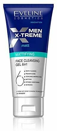 Eveline 6-In-1 X-Treme Mattifying Face Cleansing Gel 150ml