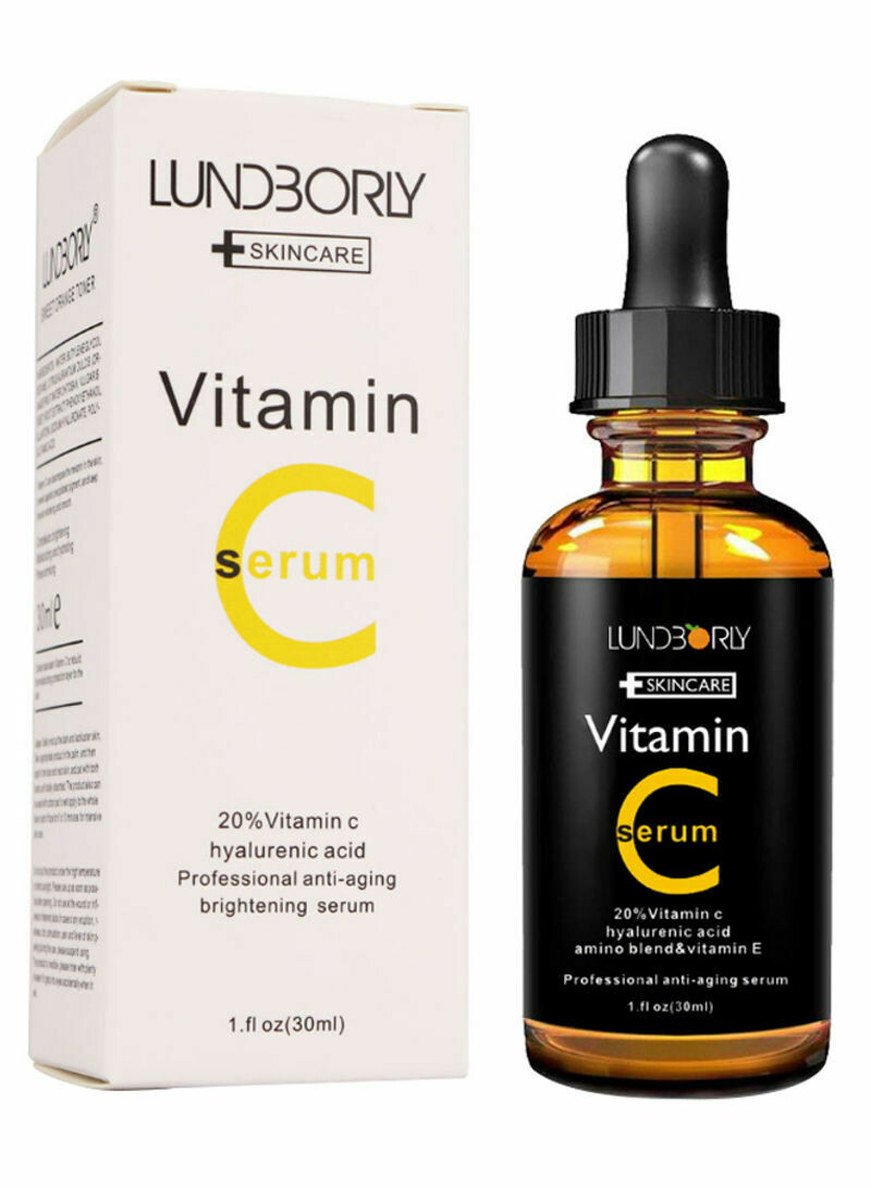 Lundborly Vitamin C Hyaluronic Acid Facial Serum 30ml