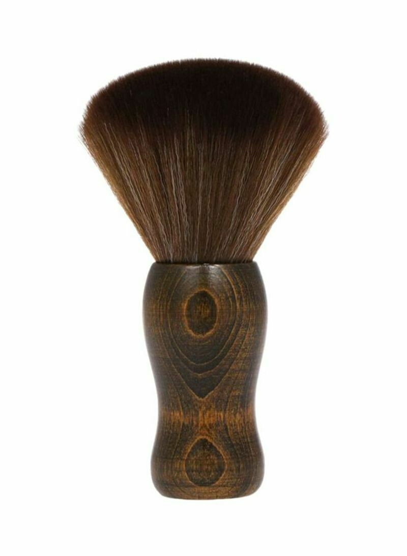 Soft Barber Neck Face Duster Brush Brown