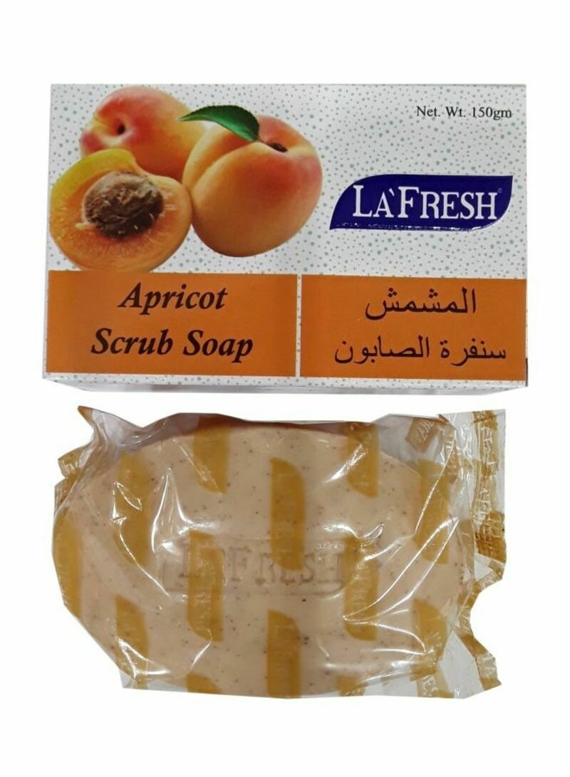 LAFRESH Apricot Scrub Soap 150g