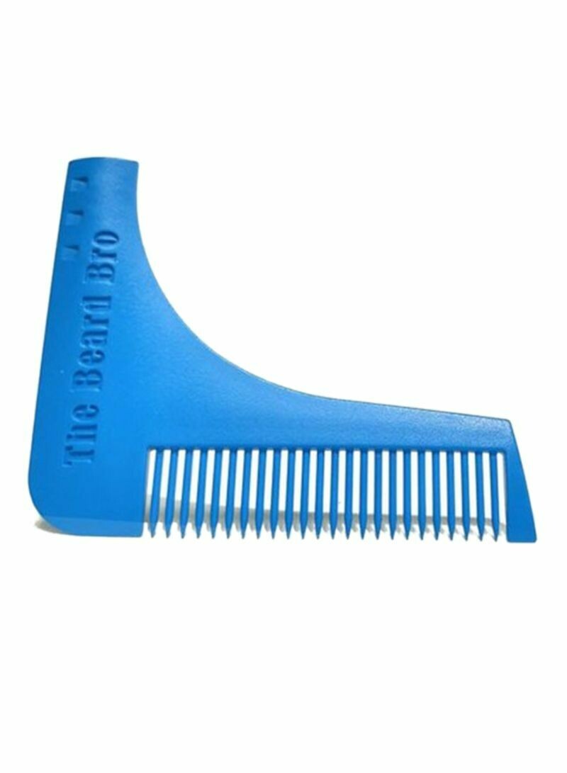 The Beard Bro Facial Hair Shaping Tool Blue
