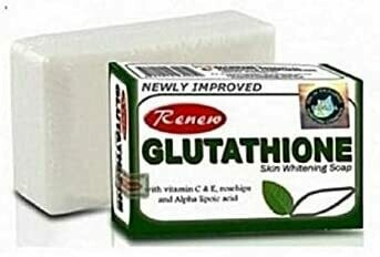 Glutathione skin whitening soap