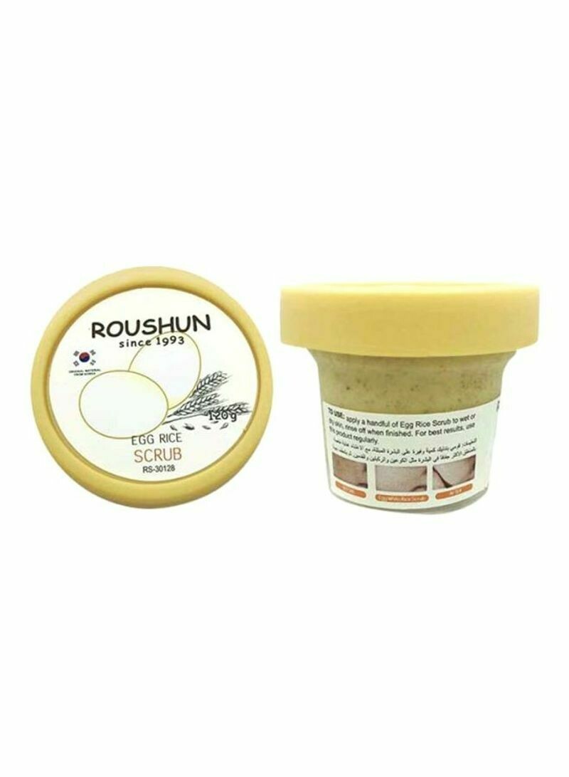 Roushun Egg Rice Daily Brightening Scrub 120g