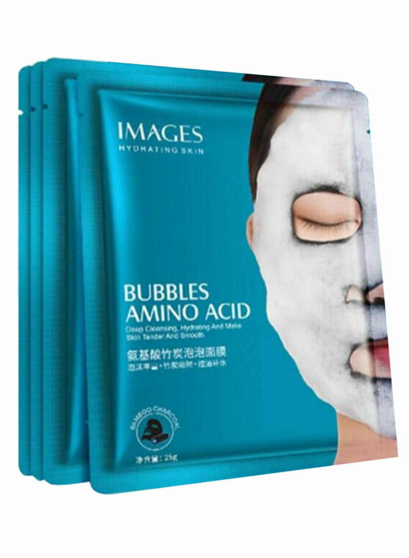 images 4-Piece Bubbles Amino Acid Face Mask Set 4 x 25g