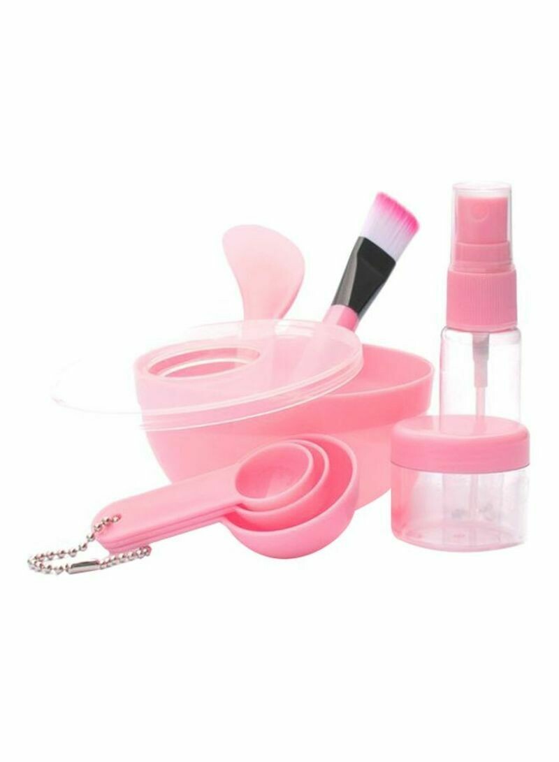 DIY Facial Mask Bowl Set Pink/Clear
