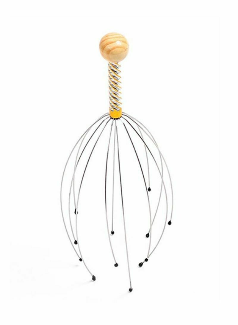 Hand Held Head Scalp Massager Multicolour