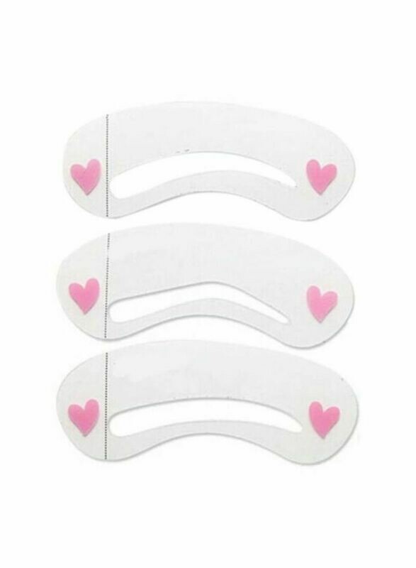 3 Styles Eyebrow Shaper Stencil Kit White