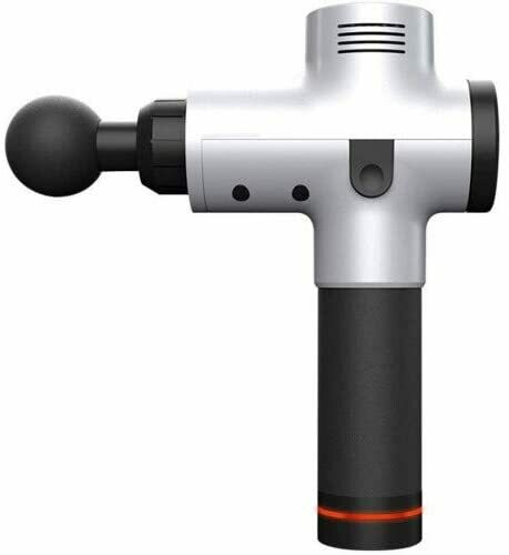 Fascial Gun Muscle Massager With Accessories Silver/Black