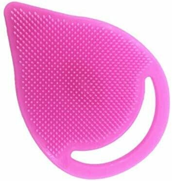 Facial Skin Care Cleansing Soft Pad Pink 8.5 x 6centimeter