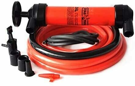 Portable Car Tire Water Oil transfer Gas Liquid Pipe Siphon Pump Tool Air Pump Kit