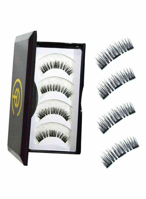 4-Piece Magnetic Eyelashes Set 110 Black