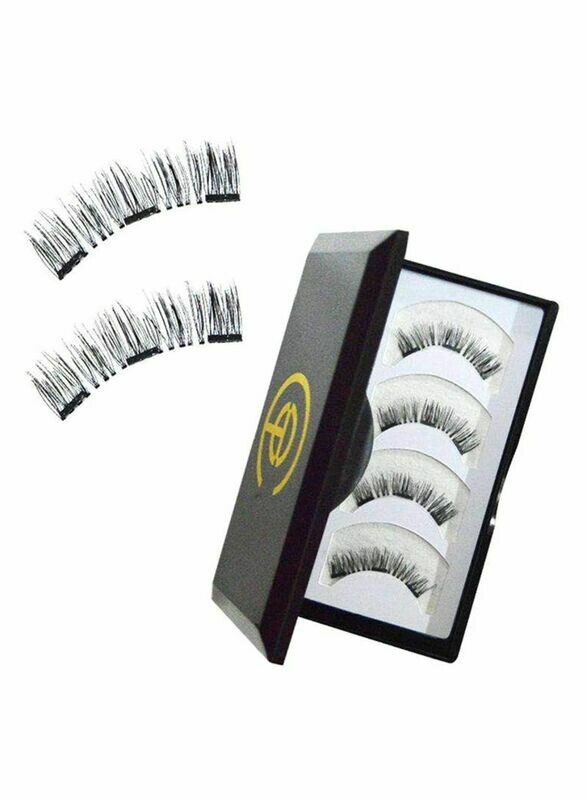 4-Piece Magnetic Eyelashes Set 002 Black