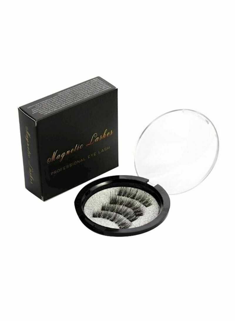2 Pair 3D Magnetic Eyelashes Black