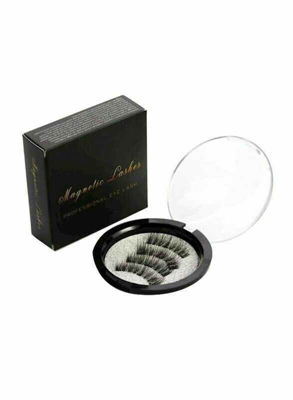 2 Pair 3D Magnetic Eyelashes Black