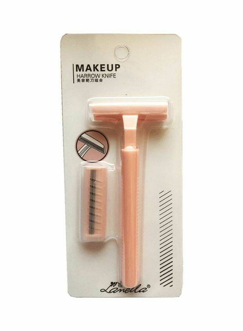 Harrow Knife Shaver Peach/Silver 12centimeter