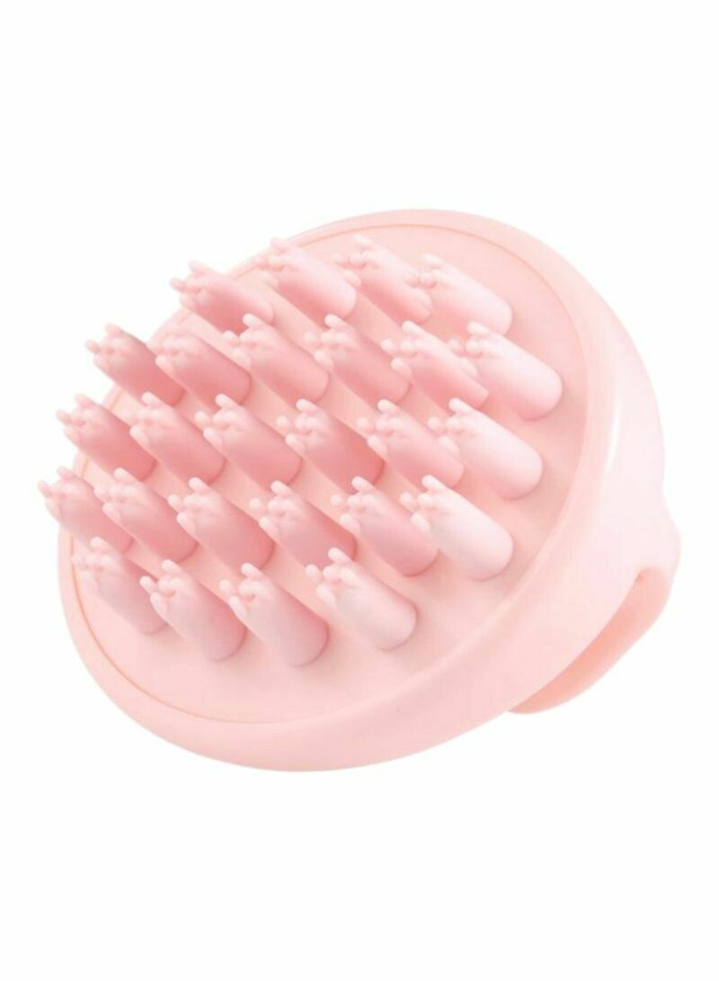 Silicone Shampoo Hair Massager Brush Pink