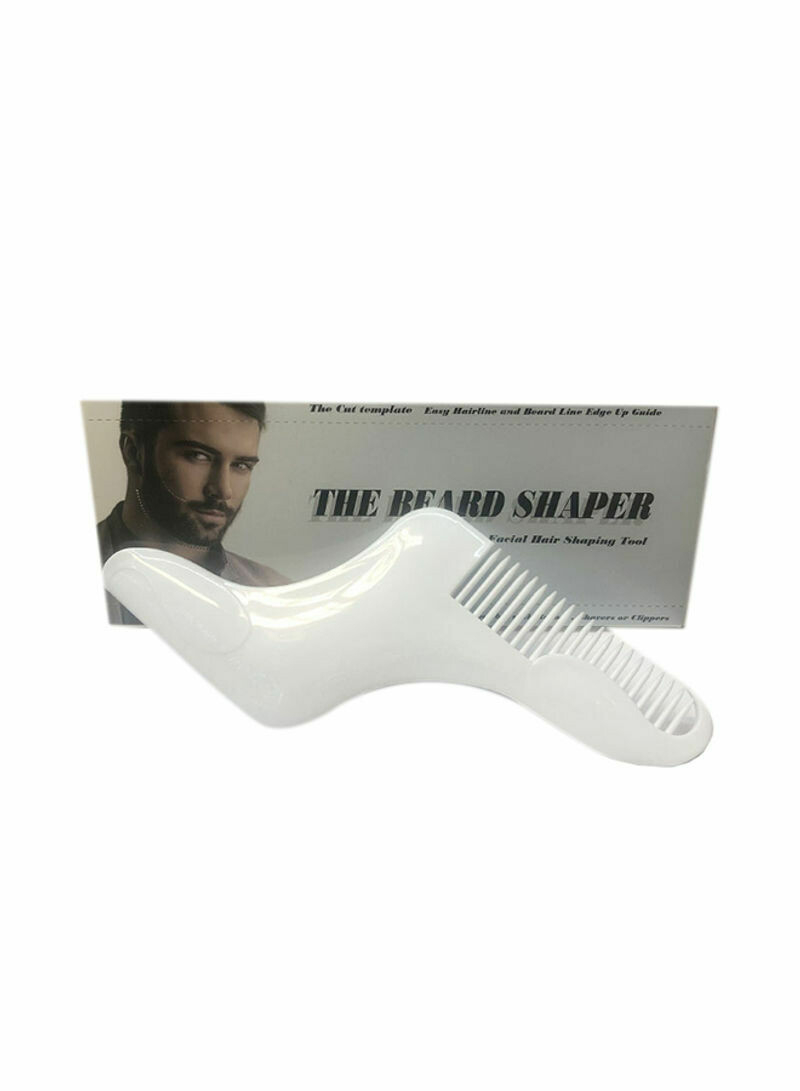 Beard Shaper Tool With Comb White 30g