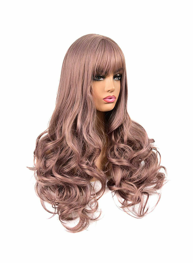 Curly Fake Hair Big Purple 135cm