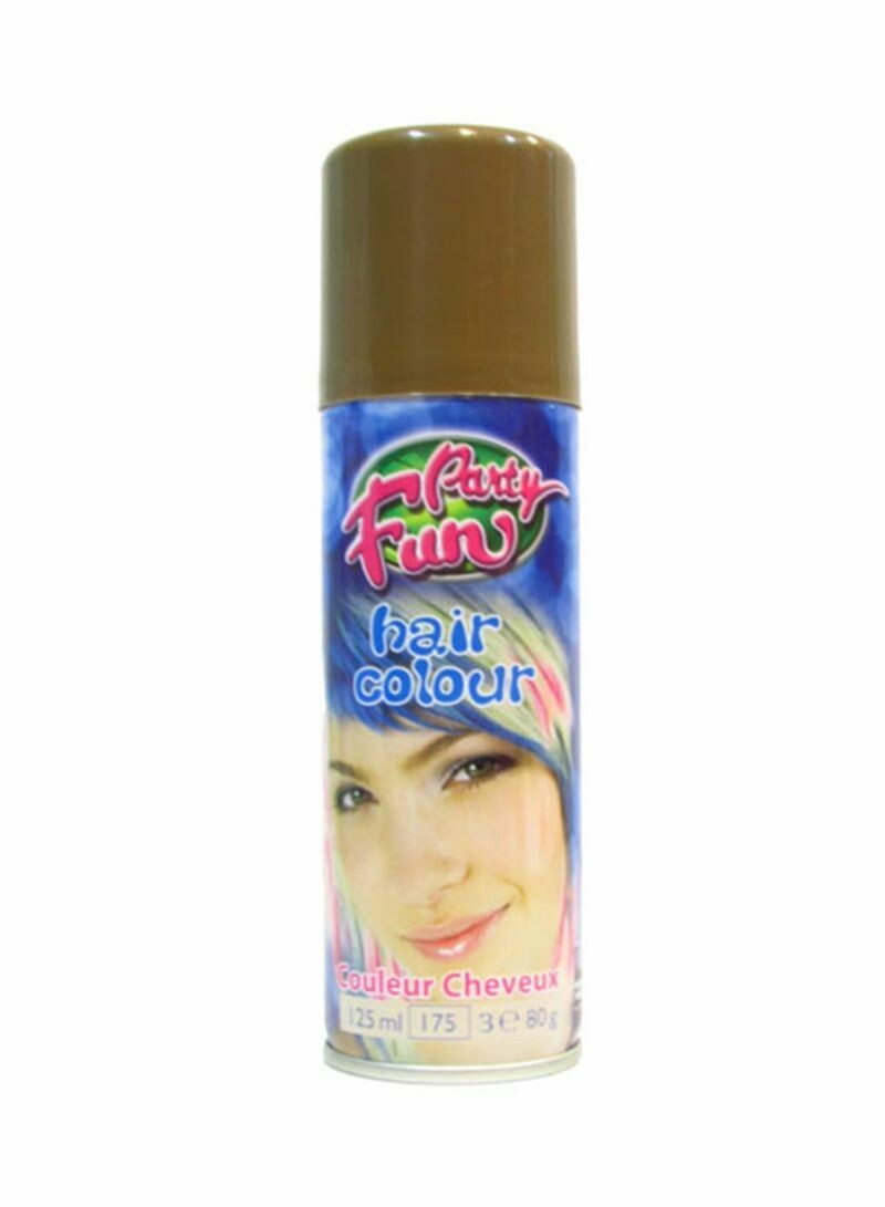 PARTY FUN Hair Colour Spray Brown 125ml