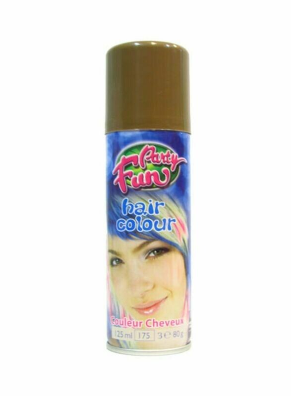 PARTY FUN Hair Colour Spray Brown 125ml
