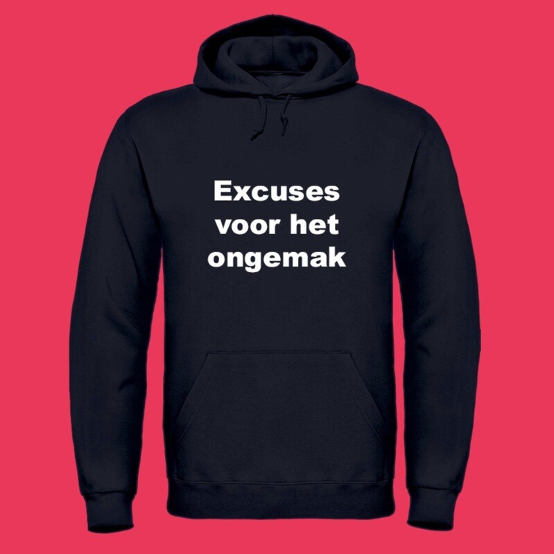 Excuses voor het ongemak