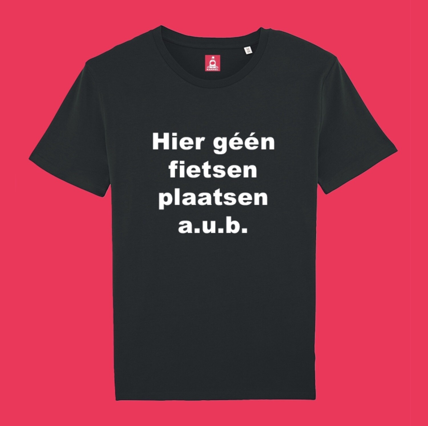 Hier geen fietsen plaatsen (zwart)