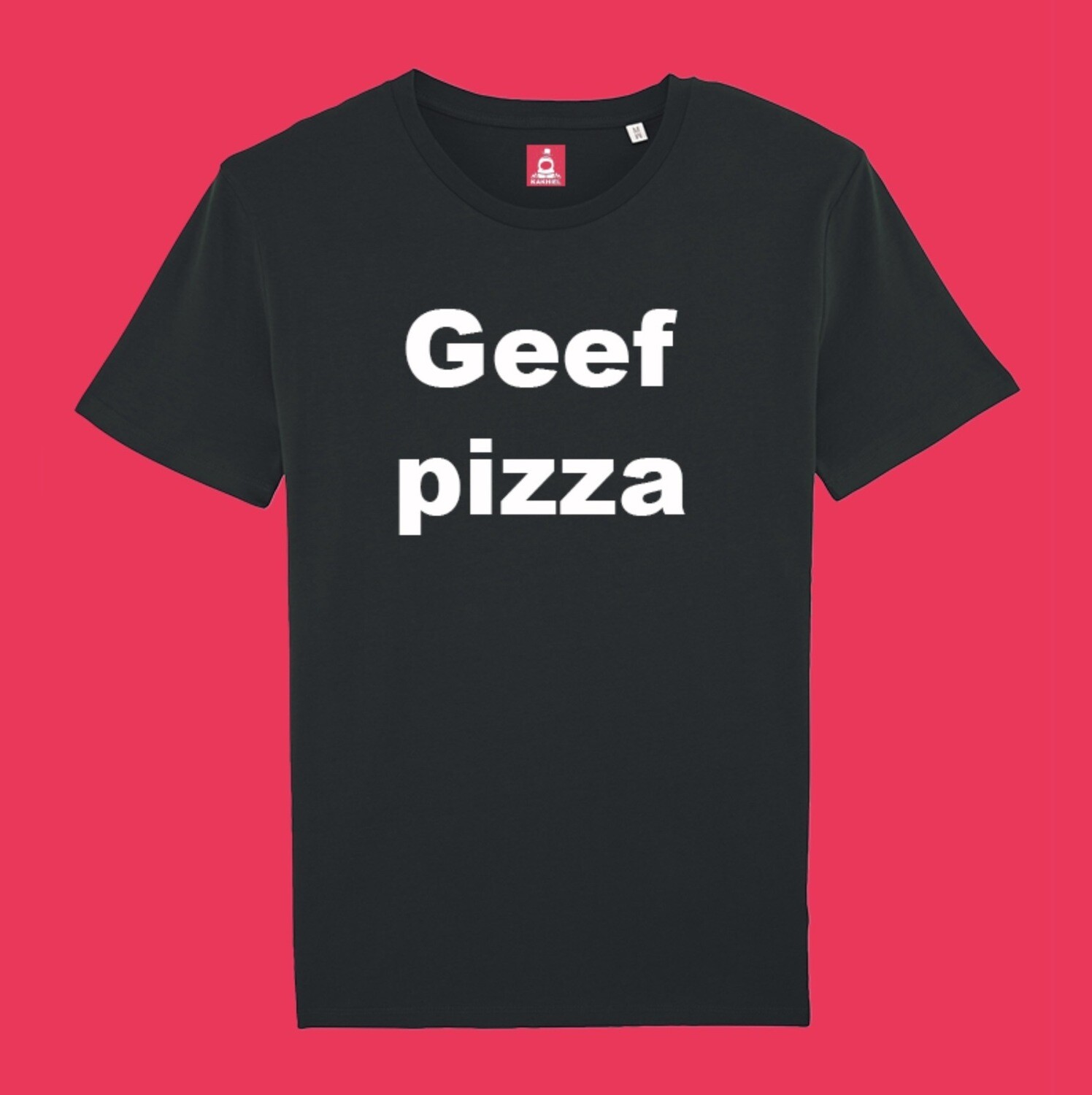 Geef pizza (zwart)