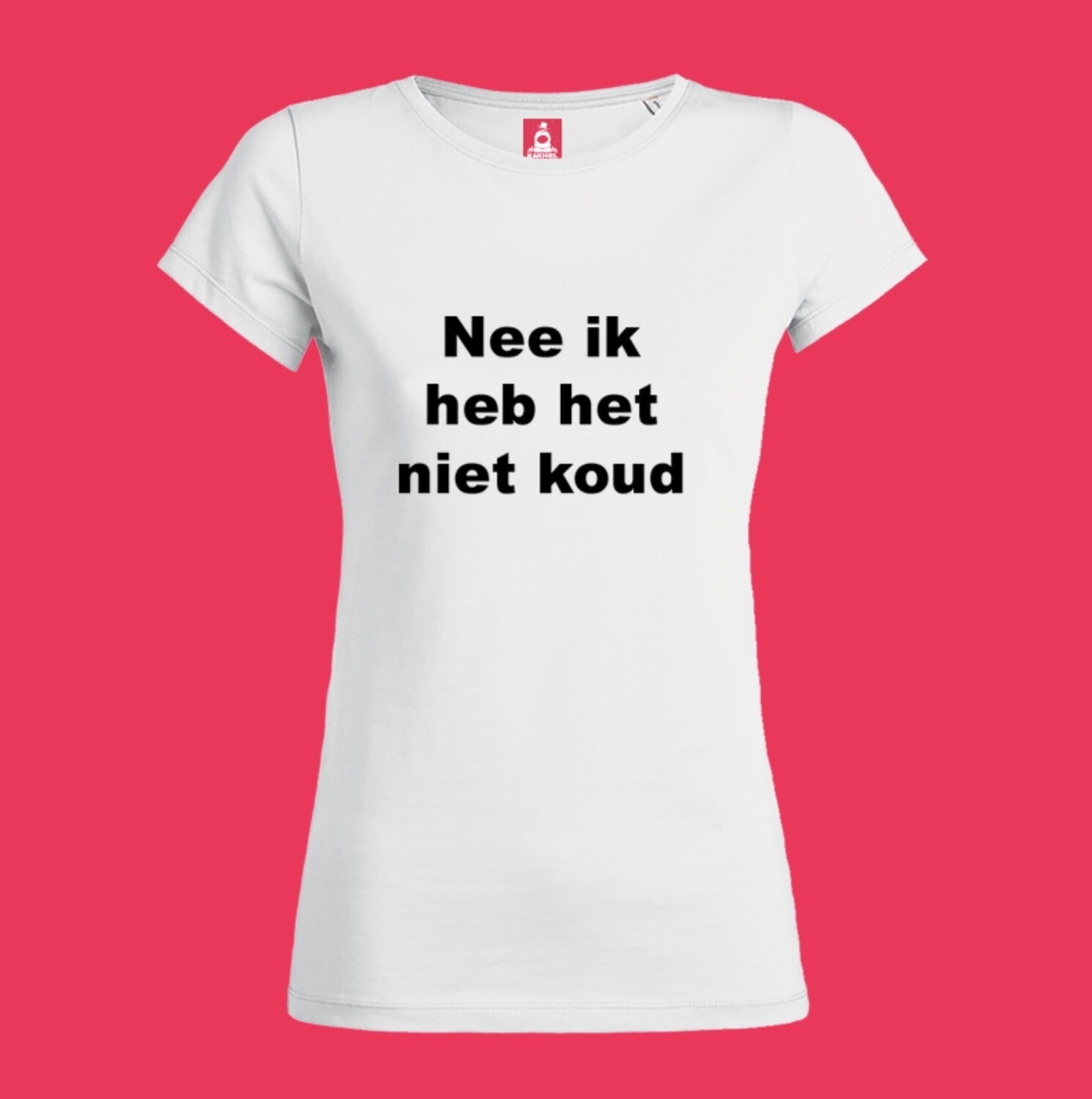 Nee ik heb het niet koud (wit)