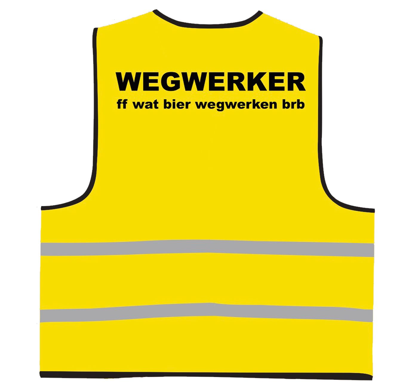 Hesje &#39;WEGWERKER&#39; geel