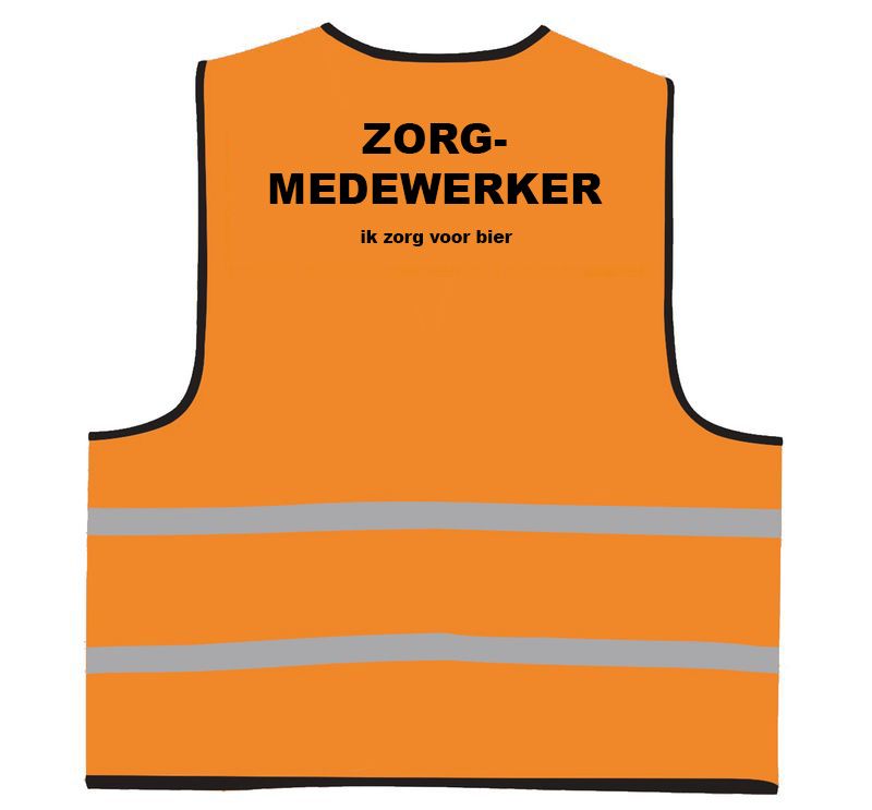 Hesje 'ZORGMEDEWERKER' Oranje