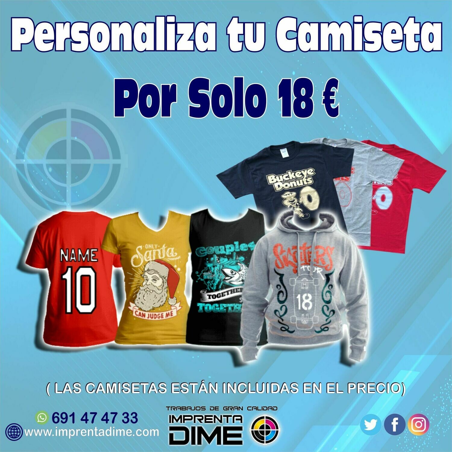 Camiseta personalizada