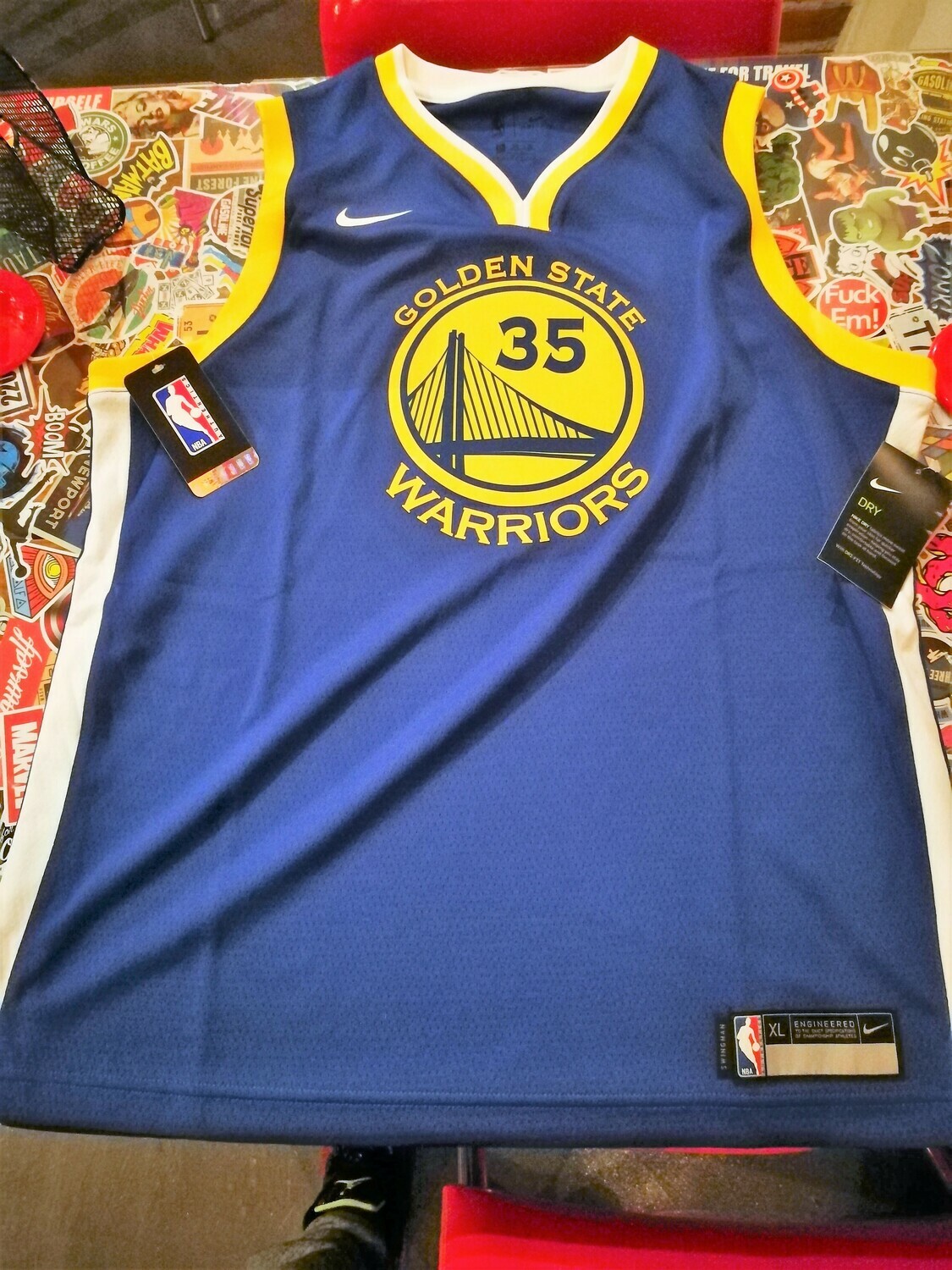 Canotta NBA Kevin Durant Golden State Warriors Nike - Icon Edition