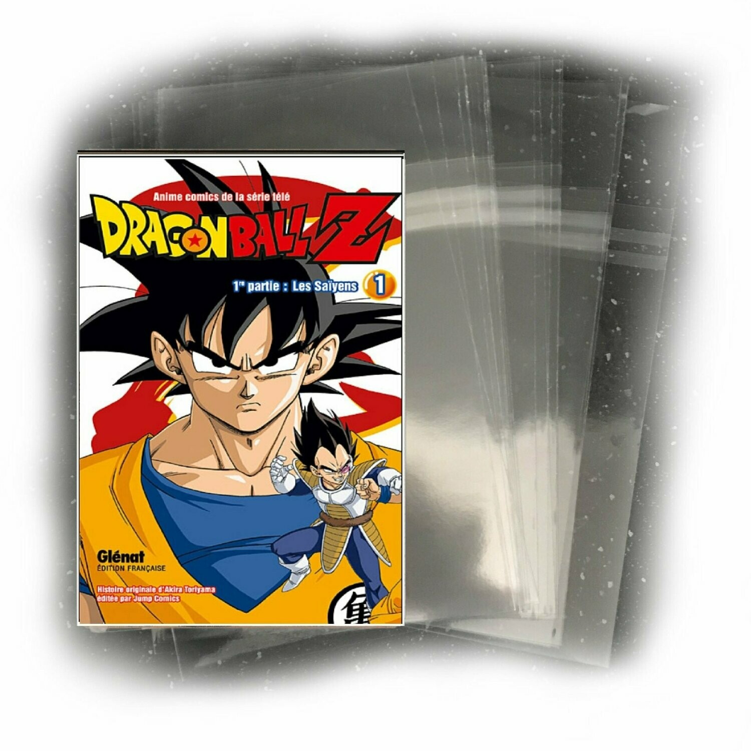 100 Pochettes Pour Mangas Dragon Ball Z Radiant One Piece Naruto Fairy Tail