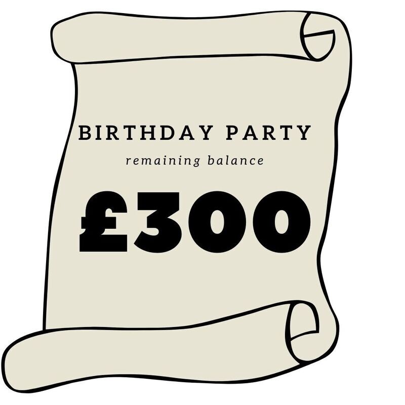 Remaining (two hour) Party Balance
