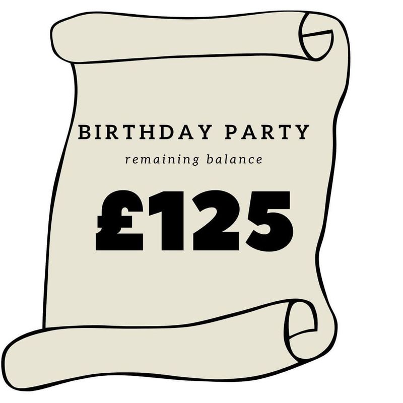 Remaining (45 minute) Party Balance