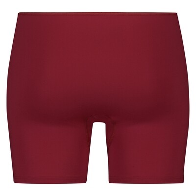 (02-085) Dames short Elegance lange pijp Donkerrood XXL