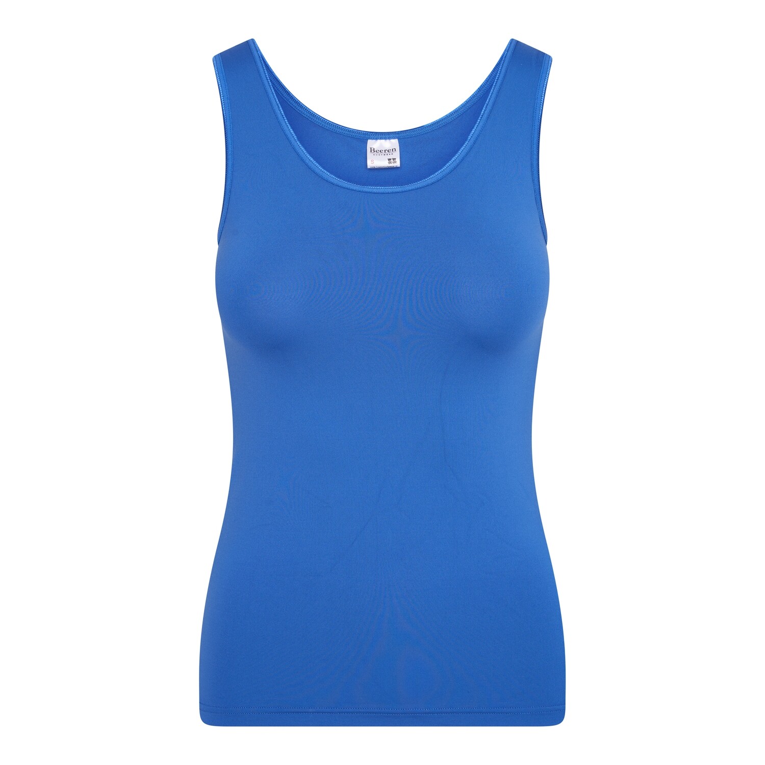 (07-128) Dames hemd Elegance kobalt blauw L