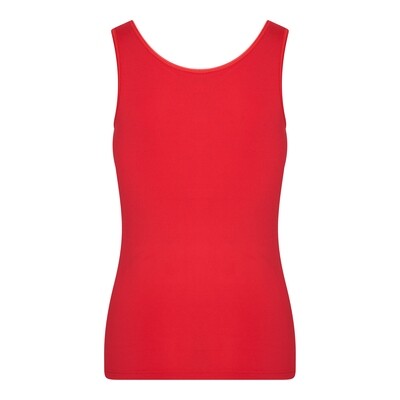 (07-128) Dames hemd Elegance rood S