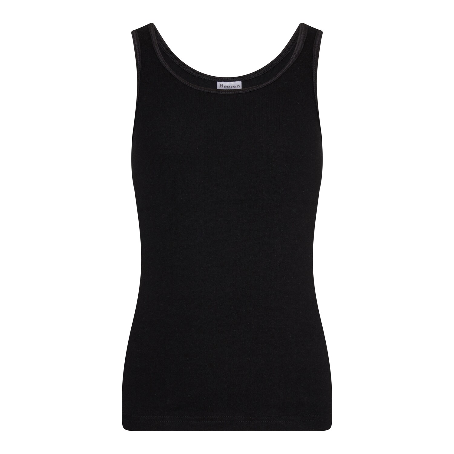 (08-040) Meisjes hemd Comfort feeling zwart 158/164