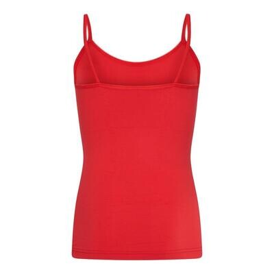 (08-038) Meisjes top Elegance rood 146/152