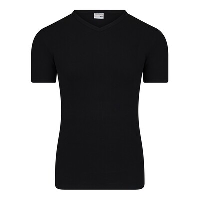 (11-109) Heren T-shirt V-hals M3000 zwart M