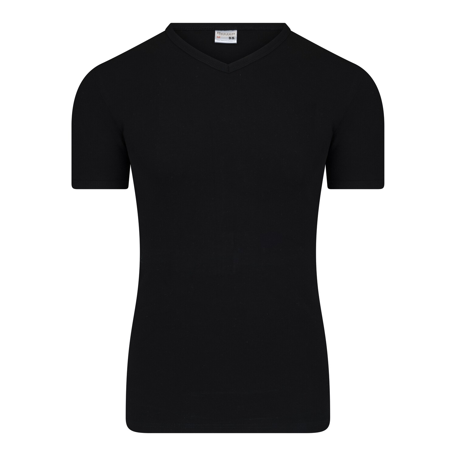 (11-109) Heren T-shirt V-hals M3000 zwart 3XL