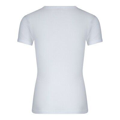 (13-186) Jongens T-shirt korte mouw M3000 wit 128