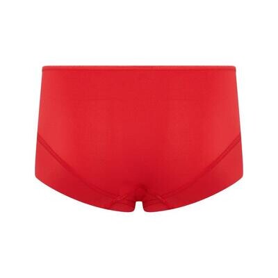 (21-126) Meisjes short Elegance rood 146/152