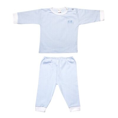 (24-001) Baby pyjama M401 blauw 50/56