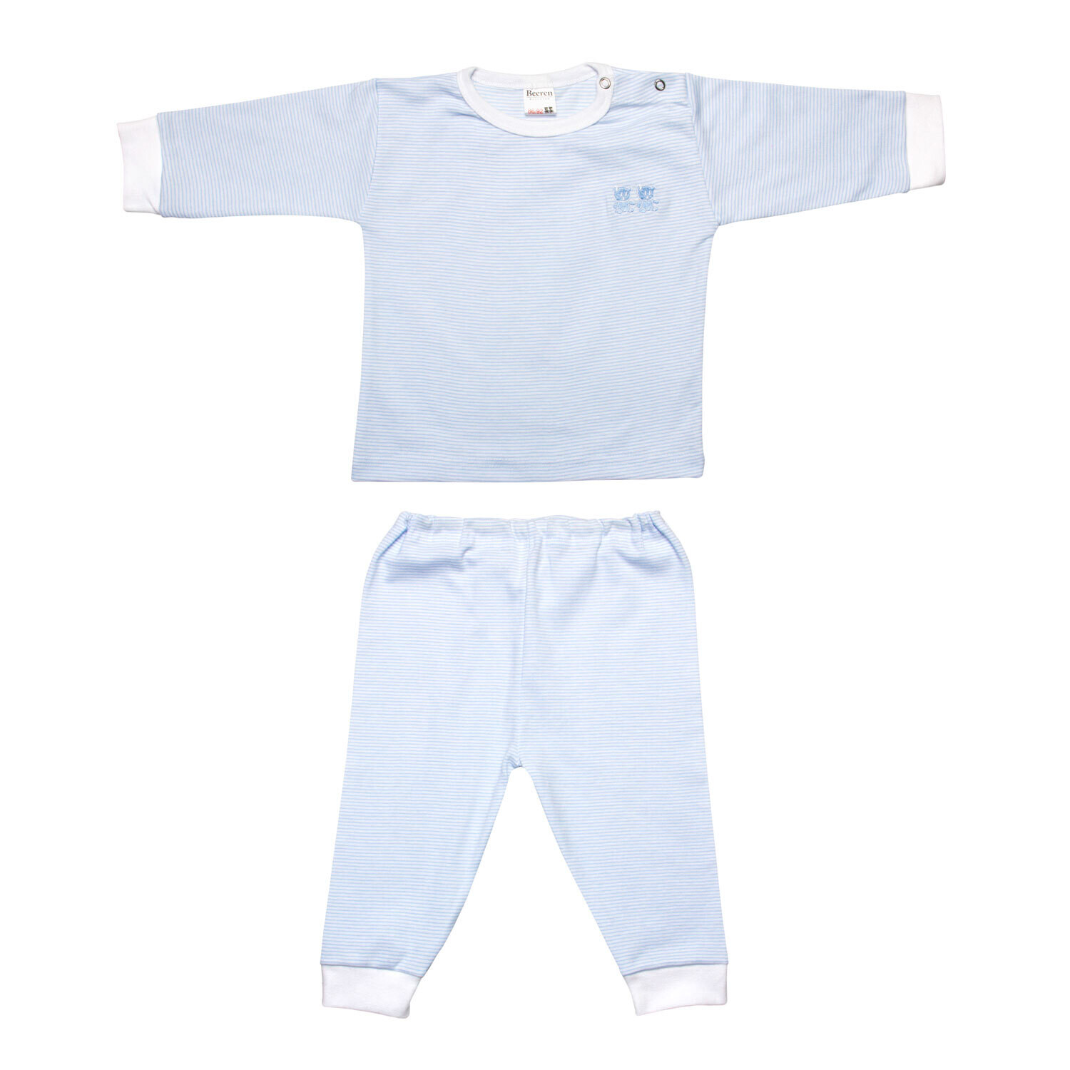 (24-001) Baby pyjama M401 blauw 62/68