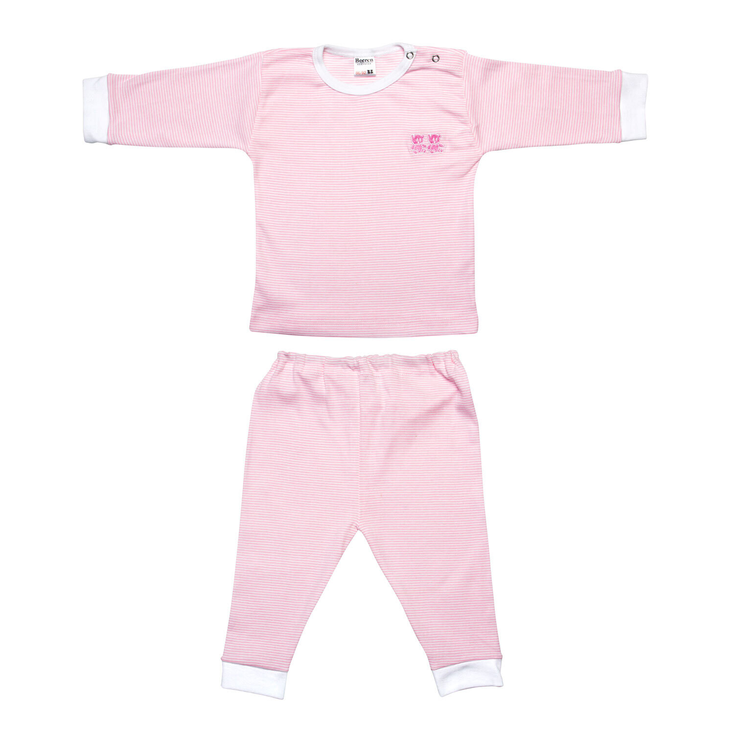 (24-001) Baby pyjama M401 rose 74/80